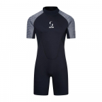 3 mm neopreenist meeste naiste ujumine paarile sukeldumism&auml;rga kost&uuml;&uuml;m Shorty surfide kost&uuml;&uuml;m 3XL hall/must