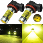2TK Auto esituled H8/H11 Udutuled Lambipirnid Kollased autotarvikud MYY 2pcs