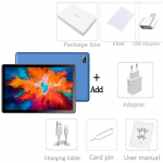 4G LTE telefon 10,1 tolline tahvelarvuti kaheksatuumaline 8 GB RAM 256 GB ROM kiired tahvelarvutid Bluetooth Wi-Fi tahvelarvuti Standard Tab sinine