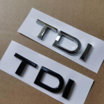 1X kroomitud l&auml;ikiv must ABS TDI auto tagumine Embleemi kleebis A1 A3 A4 A5 A6 A6L A7 A8 S3 S6 Q3 Q5 Q7 TT S RS must