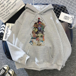 Jaapani anime multifilm Totoro Hoodie Naiste Kawaii Pusad Miyazaki Hayao Studio Ghibli Harajuku Hallid Pusad Unisex Pusa L
