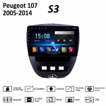 2 Din Android autoraadio Peugeot 107 Toyota Aygo Citroen C1 2005-2014 auto multimeediumipleieri peakomplekt Stereo Carplay GPS-navigatsioon BT WIFI 2+32GB 2+32GB