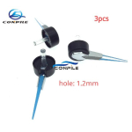3pcs 1.2mm hole 39mm Car instrument meter pointer blue shaft standard light guide pointer black