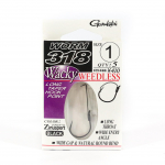 Gamakatsu 66648 Worm 318 Weedless Wacky Hook Suurus 1,5 paki kohta (3953)