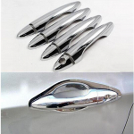 1 v&otilde;tmeaugu auto uksek&auml;epideme katted HYUNDAI SOLARIS VERNA 2010-2012 jaoks 8tk komplektis Abs Chrome