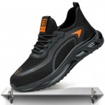 T&ouml;&ouml;kaitsesaapad, Meeste l&ouml;&ouml;gikindlad ja torkekindlad turvasaapad, Kerged, Mugavad, Kulumiskindlad, &Otilde;hkpadjaga ja L&ouml;&ouml;gisummutusega 37 oranž