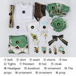 Venti Cosplay Kost&uuml;&uuml;m Keep R&otilde;ivad Kingad T&auml;iskomplekt Cosplay Halloweeni Pidustused Naiste Kost&uuml;&uuml;m L-(Suit+Wig)