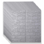 10tk 70*77cm 3d vahtplastist seinakleebispaneelid telliskivist veekindel kleeptapeet elutuba magamistuba kodumaja vannitoa sisustus 10 pieces/Pack