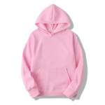 Meeste tavaline Pullover Hoodie Casual kapuutsiga dressipluus pikkade varrukatega klassikalised topid S roosa