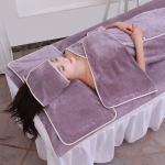 Ripsmete pikendamine ripsmepadi r&auml;tik Professionaalne pookimine Ripsmed Pear&auml;tid Salong Juuksem&uuml;tsid Korduvkasutatavad SPA Meigitarvikud Headscarf 20*70cm tumehall v&auml;rv