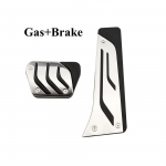 Automaatne roostevabast terasest gaasipiduri pedaaliklotside kate BMW F30 F31 316i 318d 320i 328i 335i F20 F21 3. seeria autopedaalidele must