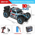 WL284161 1:28 Elektriline nelikveoline s&otilde;iduki kaugjuhtimispult Maastikus&otilde;iduki mudel Laste m&auml;nguasjad sinine