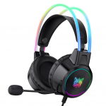 X15pro pea k&uuml;lge kinnitatavad arvutipeakomplektid d&uuml;naamilised Rgb juhtmega k&otilde;rvaklapid stereo HD m&uuml;ra v&auml;hendamise mikrofoniga Pubg Csgo m&auml;ngu jaoks must