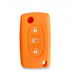 Silikoonist auto v&otilde;tmekate Citroen C4 2008 Picasso Berlingo C3 C5 X7 Xsara C6 C8 kokkupandav 3 nupuga v&otilde;tme korpuse kaitse oranž