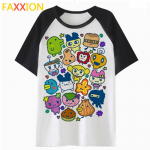 Tamagotchi Tama Friends t-s&auml;rk t-s&auml;rk topid graafiline naiste kawaii multikas harajuku t-s&auml;rk tee naiste riided naiste K4779 M