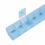 7 p&auml;eva n&auml;dalas tabletikarbi hoidja, ravimi s&auml;ilitamise korraldaja, tableti mahuti &uuml;mbris