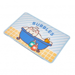 Vannitoa vaip Superpehme multikas loomade disainiga imav libisemiskindel, kergesti puhastatav vanni uksematt Magamistoatarbed heleroheline v&auml;rv