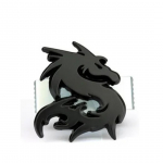 Noizzy&reg; Dragon Loong auto iluv&otilde;re embleemi m&auml;rgikleebis 3D metallist auto stiil Right Hand kuld