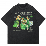 2024 Streetwear Clover The Holy Ghost Graphic Unisex T-s&auml;rk S must