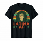 Latina Af Vintage Retro Latinas Latino T-s&auml;rk Us Trend S