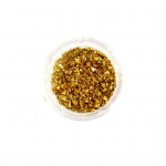 1 pott ebaregulaarne kruus killustik DIY n&auml;pun&auml;iteid 3D manik&uuml;&uuml;ri k&uuml;&uuml;nte kunsti kaunistamine kuldne