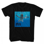 Nirvana Nevermind Album Slim Fit must Unisex T-s&auml;rk S