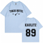 Rock Band Tokio Hotel Kaulitz T-s&auml;rk Meeste Mood vabaaja l&uuml;hikeste varrukatega T-s&auml;rk Hip Hop Punk Suured T-s&auml;rgid Unisex t&auml;navar&otilde;ivad S