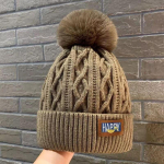 Uued Knitting Beanies Talvem&uuml;tsid meestele Naistele Soojad &otilde;ues &Uuml;hev&auml;rvilised M&uuml;tsid Pehme Villane Heegeldatud Unisex Take Cold Cap tarvik 55-60CM
