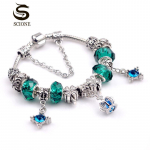 LUXY MOON DIY ehete materjal Naiste mood k&auml;ev&otilde;ru Euroopa ja Ameerika stiilis k&auml;ev&otilde;ru 17cm roheline