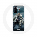 &Uuml;mbris Xiaomi Redmi Note 11s 5G Vikings Series 6. hooaja jaoks Ragnar Lothbroki logo V M&otilde;&otilde;gahall udutaust