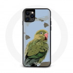 Coque Iphone 13 pro Vert Perruche