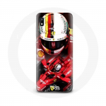 &Uuml;mbris Samsung Galaxy A10 Vormel 1 Sebastian Vettel F1 Red jaoks