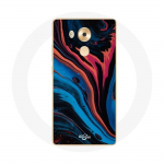 &Uuml;mbris Huawei Mate 8 abstraktse tekstuuriga sinine must punane