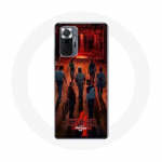 Coque pour Xiaomi Redmi Note 10 Pro Stranger Things Affiche Equipages Fan Art Saison 4