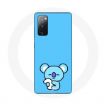 Coque pour Samsung Galaxy S20 FE Bangtan BTS BT21 Koya RM Fond Bleu
