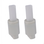 2 t&uuml;kki WC-poti kaane siibri puhvri aeglase langemise tarvikud Counter clockwise