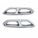 VW Passat B8 Rline 2015 jaoks- v&otilde;lts v&auml;ljalasketoru neli auku v&auml;listoru summutid raam tagumine p&otilde;rkeraua kate Decor autotarvikud Chorme