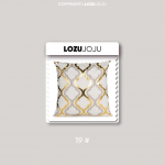 1 tk Moekas ja luksuslik l&uuml;hike pl&uuml;&uuml;sist kuumstantsimistehnoloogiaga padjap&uuml;&uuml;r Diivani elutoa kodukaunistuseks LOZUJOJU 1-45x45cm