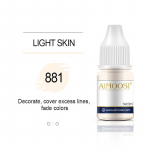 Tattoo Ink Nano Pigment Piimjas V&auml;rvid Poolp&uuml;simeigi komplektid Toon Kulmude Silmapliiats Huuled Ilu 3 ml Microblading Pigments 881 Skin Color