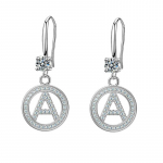 26 Inglise kirjaga rippuvad k&otilde;rvar&otilde;ngad Naiste moekonksuga k&otilde;rvar&otilde;ngad mikrokomplektiga tsirkoonist k&otilde;rvakonksud A