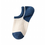 Naiste retrostiilis kommiv&auml;rvi puuvillased sokid vabaaja hingav v&otilde;rk armsad l&uuml;hikesed n&auml;htamatud pahkluu sokid suvised 35-39 sinine