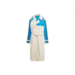 Adidas Originals Sinine versioon 83-C Colorblock kaherealine v&ouml;&ouml;ga pikkade varrukatega mantel Meeste &uuml;ler&otilde;ivad IA2466 L