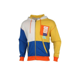 Puma T&auml;ist&otilde;mblukuga kapuutsiga meeste topid Hall Sinine Kollane 530712-05 S