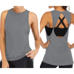 Naiste aktiivr&otilde;ivad Seksikas lahtise seljaga joogas&auml;rk, treening, spordisaal, vesti XL