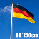 Uus 90 * 150 cm 3 * 5 jalga Saksamaa lipp Suur Saksamaa riigilipp rippuvate aasadega