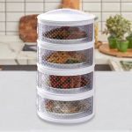 Mitmekihiline toidukate kaitse v&otilde;rgusoojuse s&auml;ilitamise taldrikud kausid majapidamisn&otilde;ud 4 Layers