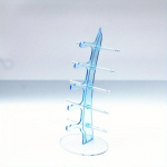 Kuumad 5 kihti p&auml;ikeseprillid prillid esitlusriiulid kuvari alused, ehete pakendamine ja v&auml;ljapanek sinine