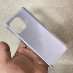 Back Cover For Xiaomi Mi 11 Pro Battery Cover Glass Rear Door Housing  With Camera lens Replacement Parts Copy-Black no lens