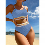 Euroopa ja Ameerika k&otilde;rge v&ouml;&ouml;kohaga l&otilde;ikega ujumistrikoo naiste mitmev&auml;rviline bikiini seksikas bikiini XL