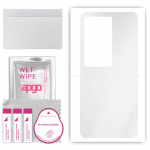 apgo Ultra Clear Protective Skin Sticker for the back compatible with Vivo IQOO 11 Pro, Wrap Film, Hydrogel Film, Flexible, Soft TPU with positioning